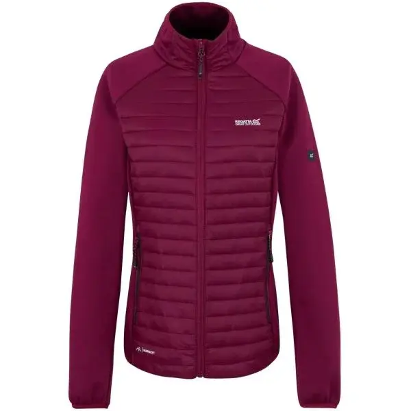 REGATTA OUTDOORS CLUMBER HYBRID W Dámska bunda, vínová, veľkosť