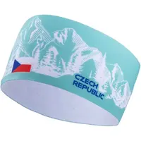 FLLÖS FANLINE HEADBAND CZECH 1 Športová čelenka, tyrkysová, veľkosť