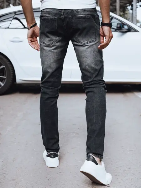 Černé pánské džíny Dstreet