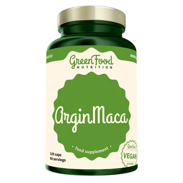 GREENFOOD NUTRITION ArginMaca 120 kapslí