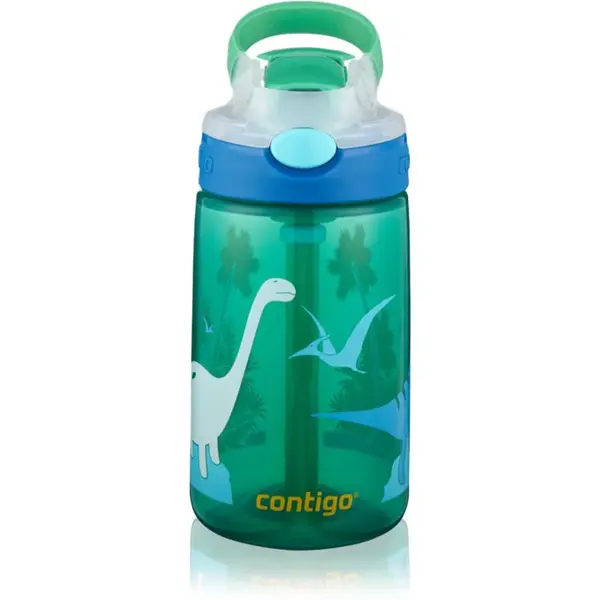 Contigo Gizmo Flip láhev na vodu pro děti Jungle Dino 420 ml