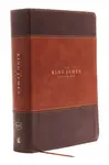 KJV, The King James Study Bible, Leathersoft, Brown, Red Letter, Full-Color Edition - Thomas Nelson