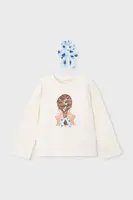 Dětské bavlněné tričko s dlouhým rukávem Mayoral