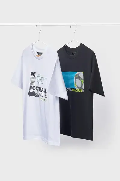 Dětské bavlněné tričko Mayoral 2-pack