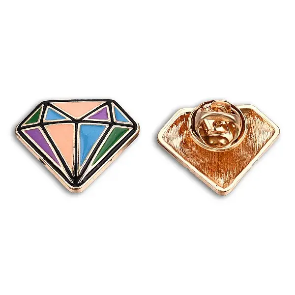 Diamond Shape Enamel Pin