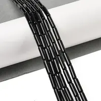 Natural Black Onyx(Dyed & Heated) Beads Strands