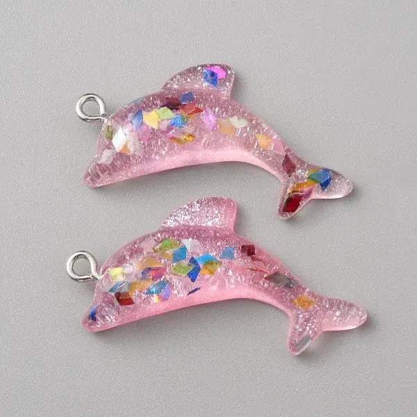 Transparent Resin Pendants