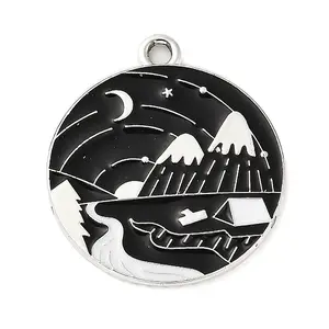 Alloy Enamel Pendants