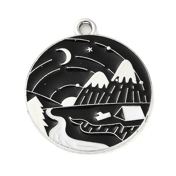 Alloy Enamel Pendants