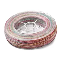 30M Gradient Color Round PET Waxed Thread