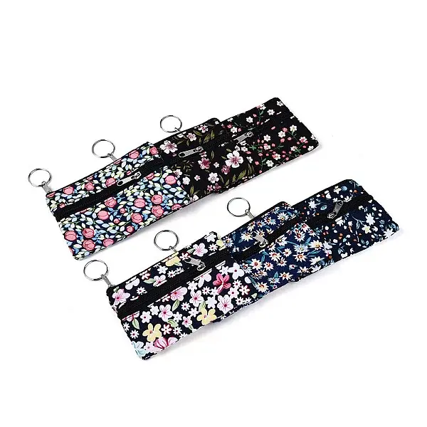 Flower Pattern Cotton Cloth Wallets