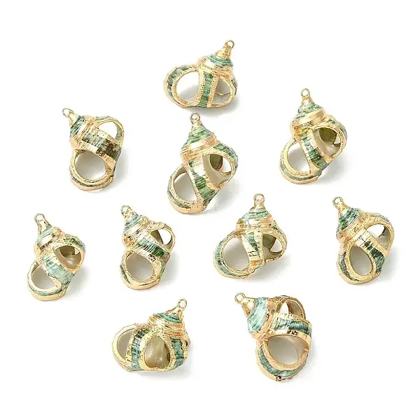 5Pcs Natural Sea Shell Pendants