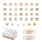 DIY Alphabet Theme Stretch Bracelets Making Kits