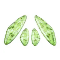 Transparent Resin Wing Earrings Pendants