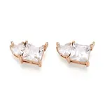 Brass Pave Clear Cubic Zirconia Pendants