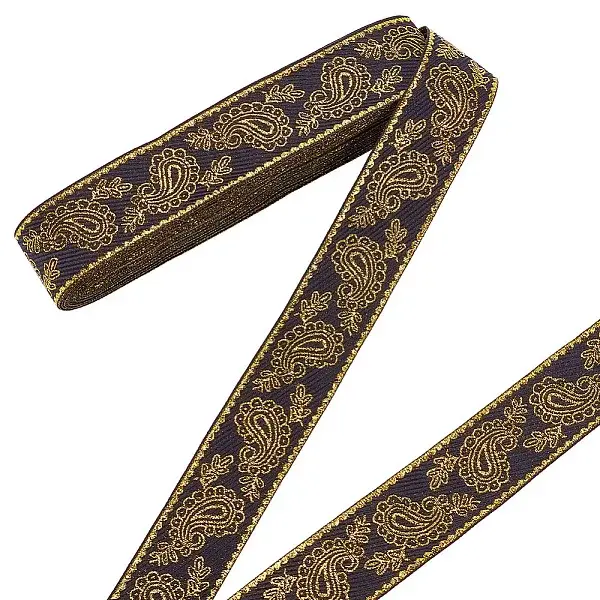 Ethnic Style Embroidery Polyester Ribbons