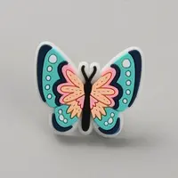 Butterfly Plastic Cartoon Style Straw Toppers