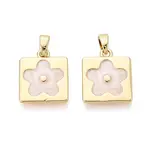 Brass with Enamel Pendants