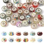 30Pcs Large Hole Resin European Beads