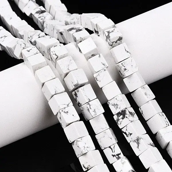 Natural Howlite Beads Strands