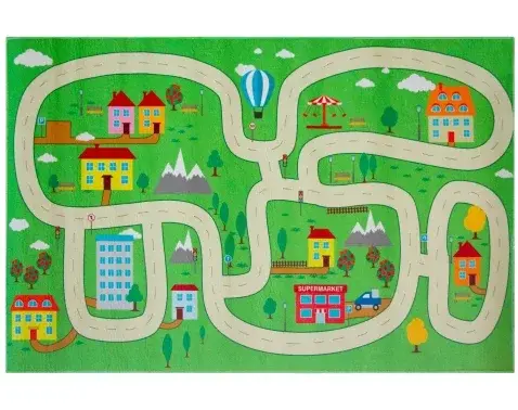 Dětský koberec Silnice, 80x120 cm