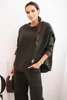 Dámská tepláková souprava Kesi khaki