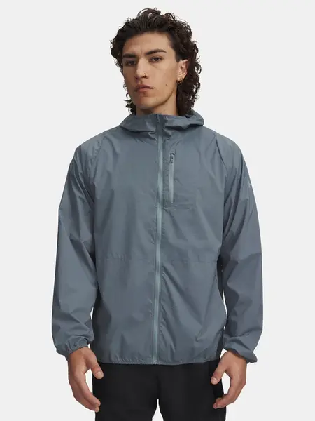 Men's Under Armour LAUNCH LIGHTWEIGHT JKT-BLU Jacket - Men's