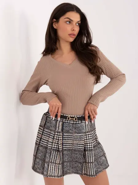 Stylové kárované šortky