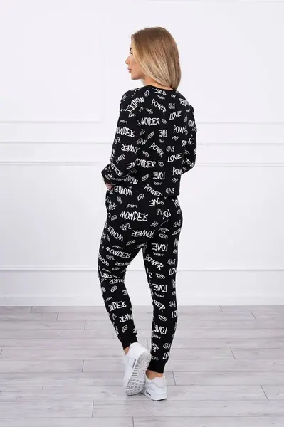 Kesi čierny set s nápismi