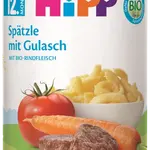 HIPP BIO Špecle a guláš a hovězí maso 250 g