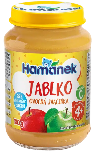 HAMÁNEK Jablko ovocná svačinka bez přidaného cukru 180 g