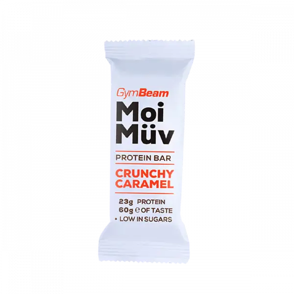 GYMBEAM Proteinová tyčinka MoiMüv crunchy caramel 60 g