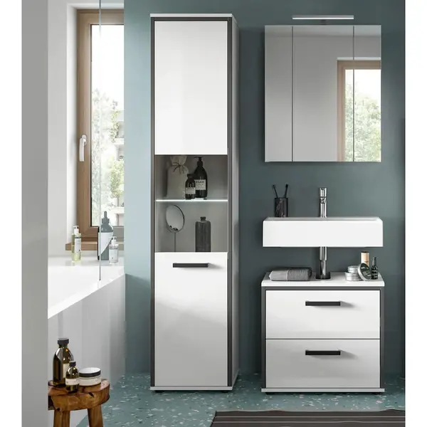 MID.YOU KOUPELNA vysoce lesklá bílá