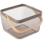 Ambia Home DEKORAČNÍ KOŠÍK šedá, světle hnědá