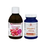 PHARMA ACTIV Lipozomal Vitamín C 1000mg 60 kapslí + Cranvita 250ml