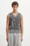 Vlněná vesta Wales Bonner Sibling Knit Vest