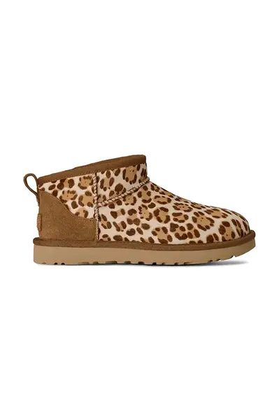 Semišové sněhule UGG W Classic Ultra Mini Plains