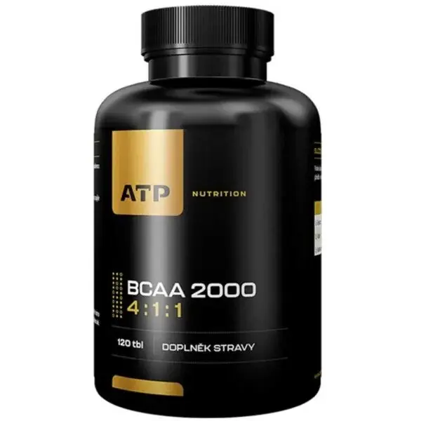 ATP NUTRITION BCAA 2000 4:1:1 120 TABLET Aminokyselinový doplněk, černá, velikost