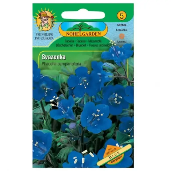 Svazenka zvonkovitá, modrá