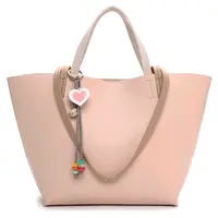 Dámska 2v1 kabelka Tamaris Chanel - svetlo ružová