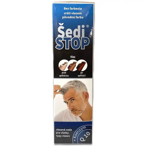 Vlasová voda v spreji na šedivé vlasy Šedistop Hair spray for gray hair 125ml