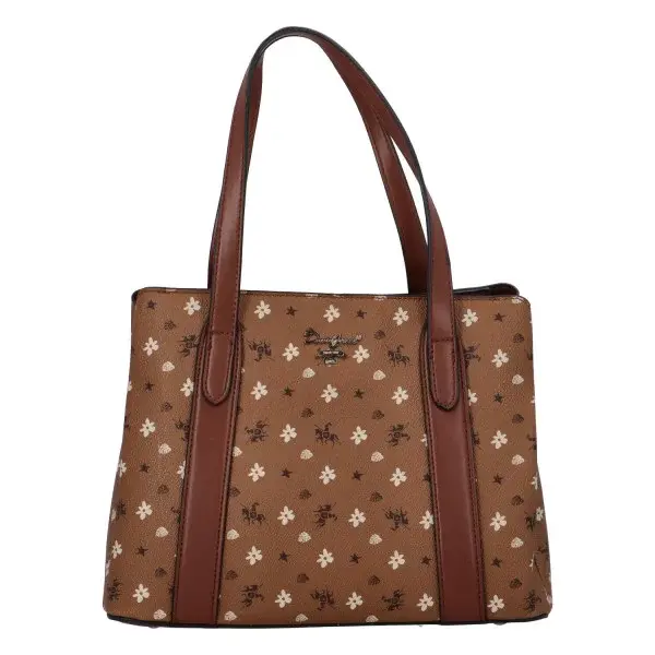 Dámska kabelka cez rameno hnedá - David Jones Maggie