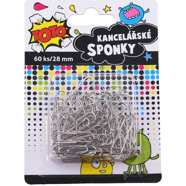 TOTO Sponka kancelářská 60 ks, 28 mm