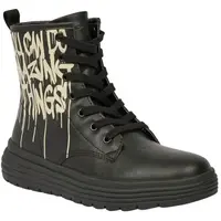 Geox J PHAOLAE Dievčenská členková obuv, čierna, veľkosť