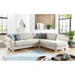 Sit & More ROHOVÁ SEDAČKA, textil, krémová