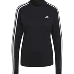 adidas 3S LS T Dámske tričko, čierna, veľkosť