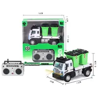 R/C 1:64 2,4Ghz MINI R/C Technické služby / Vůz na tříděný odpad