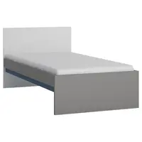 Postel Laser LASZ01B 90 šedá platina/černá perla/bílý alpský/modrá