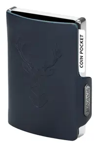 Kožená mini peňaženka Mondraghi Silhouette Modern Deer Blue