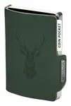 Kožená mini peněženka Mondraghi Silhouette Modern Deer Green